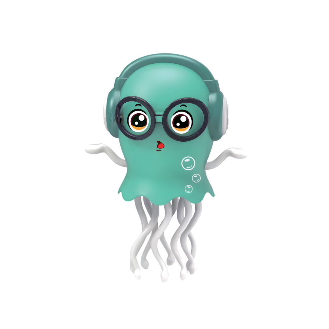 Interaktivna Meduza koja Igra, Svetli i Svira