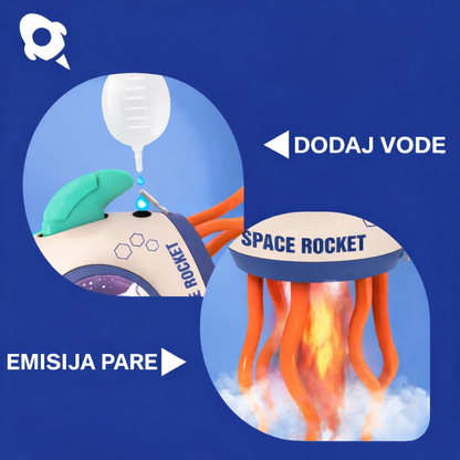 5u1 Raketa- Projektor, Svetlo, Para, Igra, Muzika
