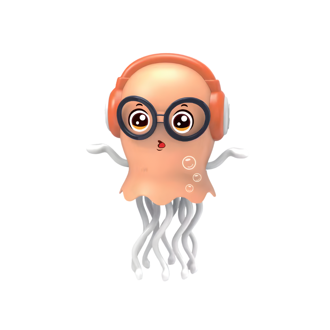 Interaktivna Meduza koja Igra, Svetli i Svira